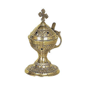 Gravé Design Church Censer Good Fragrances Diffuseur 100% Brûleur d'encens en laiton fait à la main et libérateur parfumé pour décors de table - Product Image 6