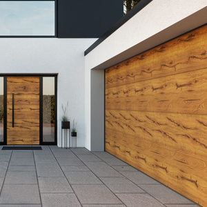<span class=keywords><strong>Porte</strong></span> <span class=keywords><strong>de</strong></span> <span class=keywords><strong>garage</strong></span> <span class=keywords><strong>sectionnelle</strong></span> en acier estampé haut <span class=keywords><strong>de</strong></span> gamme <span class=keywords><strong>Hormann</strong></span> Factory, automatique, imperméable, pour maison et résidence - Product Image 3