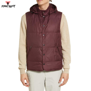 Chaleco de burbuja liso transpirable de alta calidad para hombre, chaleco transpirable sin mangas de gran tamaño - Product Image 2