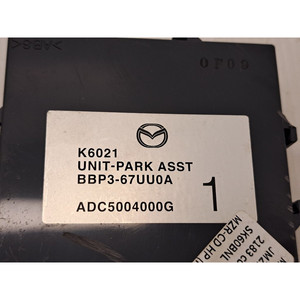 UNIDAD DE CONTROL DEL SENSOR DE ESTACIONAMIENTO PARA MAZDA SERIE 3 BBP367UU0A R2 (13>) - Product Image 5