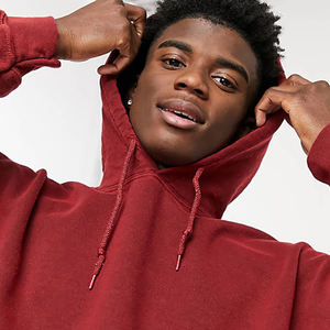 Estilo de tendencia Impresión de sublimación personalizada Sudadera con capucha de invierno Algodón/Poliéster Mangas completas Jersey Color sólido - Product Image 4