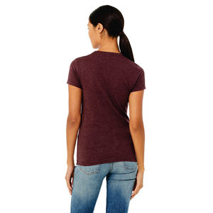 Airlume-Cinta de hombro de algodón peinado y anillo para mujer, 100% de longitud corporal más larga, 32, 4,2 onzas, color granate, Ceñido - Product Image 3