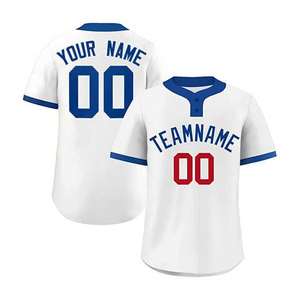 Uniformes de béisbol de hombre personalizados de diseño único con logotipo transpirable conjunto de estilo personalizado de impresión de manga larga Kit de béisbol - Product Image 2