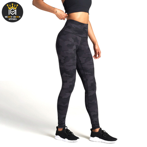 2025 Custom Colorful Quick Dry Comfortable <b>Women</b> Camouflage Workout Wholesale Training Fitness Sublimation <b>Leggings</b> - Product Image 3