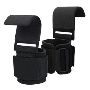 Ganchos de Acero para Levantamiento de Pesas con Logotipo Personalizado, Agarre Potente, Protectores de Palma para Dominadas, Soporte para Muñecas, Correas de Seguridad para Fitness, Mejoradas - Product Image 3