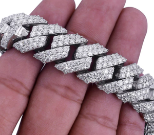 Collier en moissanite VVS1 avec pendentif taille princesse, testeur de diamant positif, argent sterling 925, pendentif charmant - Product Image 4