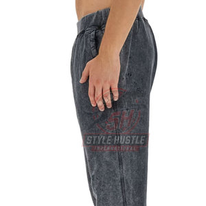 Plus Size Custom Logo Outdoor Use Training Acid Wash <b>Trouser</b> For Men Custom Sportswear Men Casual <b>Trouser</b> - Product Image 5