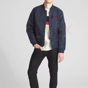 Chaqueta de bombardero cortavientos de alta calidad para hombre, ropa de calle de lona a la moda con nuevo diseño en línea, oferta de temporada de invierno - Product Image 3