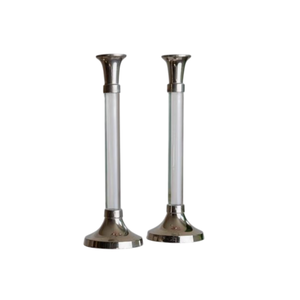 Portavelas de hierro decorativo de plata clásica de primera calidad, candelabro de Metal de primera calidad, centro de mesa PARA CENA - Product Image 6