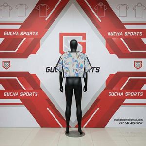 T-shirt court oversize à imprimé abstrait, design sublimation intégrale, polyester respirant, unisexe, streetwear - Product Image 4