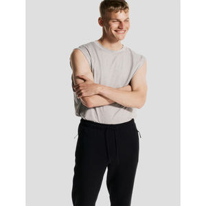 Men's Heavyweight Solid Color Drawstring Custom Logo Fleeced Pants Sports Casual Sweatpants Hoodie <b>Jogger</b> Sweatshirt Streetwear - Product Image 5