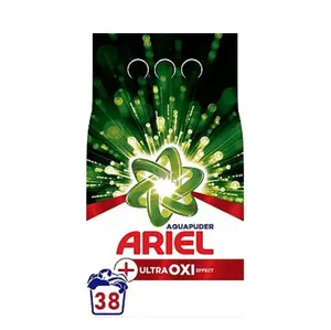 Ariel Aqua puder Ultra Oxi Effect Waschpulver für weiße, farbige und schwarze Wäsche 38 Dosen 2.850 kg