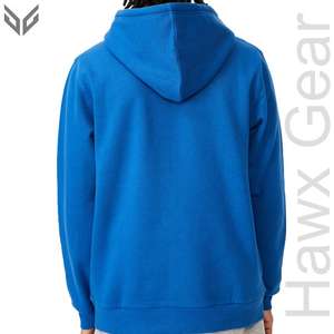 เสื้อฮู้ดแขนยาวผ้าฟลีซสำหรับผู้ชายผ้าคอตตอนโพลีเอสเตอร์เสื้อสวมหัวดีไซน์แบบลายพื้นสำหรับฤดูหนาวสินค้าออกใหม่ - Product Image 3