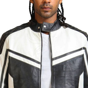 Chaqueta de Motociclista para Hombre, Nueva, de Alta Calidad, Hecha de Cuero, MOQ Bajo - Product Image 2