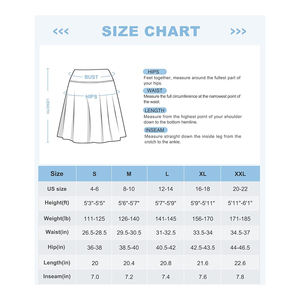 Falda de tenis para mujer con bolsillos, funcional y elegante, cintura elástica, opciones de marca personalizadas, ideal para atletas - Product Image 6