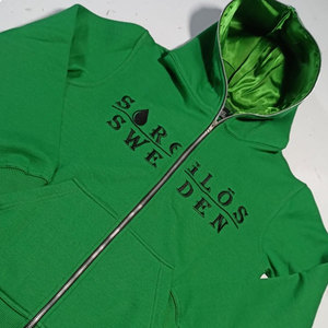 Sudadera con capucha de lana de algodón 100% personalizada para hombre con cremallera, sudadera térmica transpirable, Impresión de logotipo 3D, diseño personalizado OEM ODM - Product Image 3