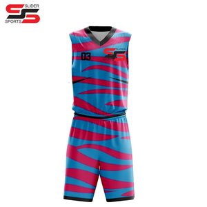 Pas cher Derniers maillots uniformes broderie respirants maillots de basket-ball conception chemise uniforme uniformes de basket-ball personnalisés - Product Image 6