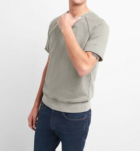 Sweat-shirt à col rond unisexe teint en pigments de haute qualité Taille XS pour homme Tissu d'automne teint en vêtements Motif imprimé solide - Product Image 6