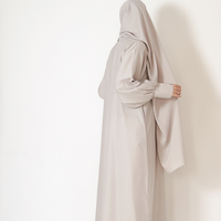 Nouvelle collection du fabricant : Robe Abaya longue et modeste en mousseline de soie, coupe droite, style décontracté, pour femmes musulmanes, grandes tailles, 100% naturelle
