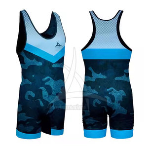 เสื้อกล้ามมวยปล้ำน้ำหนักเบาแห้งเร็ว - Product Image 1