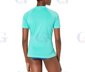 Bjj – chemises de compression à manches courtes pour femmes, protections anti-éruption, tissu ultra doux avec impression personnalisée - Product Image 2