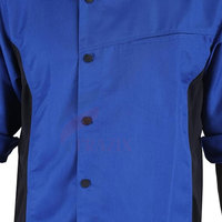 Jaket koki koki kualitas Premium desain jaket koki Anda sendiri jaket koki dapat disesuaikan untuk dijual