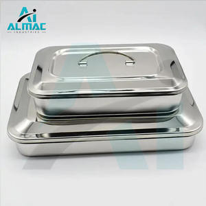 Bandeja de instrumentos quirúrgicos de acero inoxidable 304 directa de fábrica, caja de cesta, desinfección, esterilización, nueva base, instrumentos quirúrgicos - Product Image 4