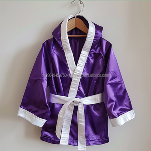 Bata de boxeo para bebés, ropa de entrenamiento de artes marciales, vestido de boxeo para niños, guantes para niños, Muay Thai, moda para recién nacidos, disfraz para niños - Product Image 2