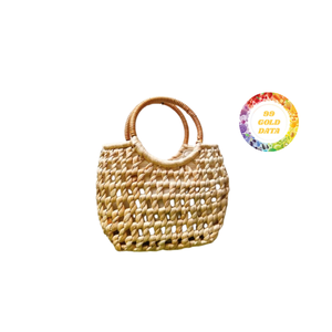 Bolsa de bambú hecha a mano por artesanos vietnamitas expertos Moda sostenible ecológica en estilo tradicional - Product Image 1