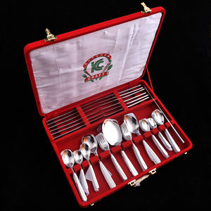 High Carbon Steel Medieval Cutlery <b>Set</b> Solid Material 11 GAG 69pc <b>set</b> Best Sale dining style with the Blaze <b>Set</b> - Product Image 5