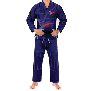 Vente en gros d'uniformes d'arts martiaux de haute qualité uniformes personnalisés de jiu jitsu uniformes professionnels de judo avec logo personnalisé et tissu 100% coton - Product Image 3
