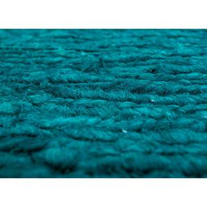 Alfombra Rectangular de Yute y Cáñamo Anudada a Mano, Color Azul Sólido, 9x12, Tejido Plano, para Hogar o Pasillo - PKHM-12(OD) de Jaipur Rugs US - Product Image 3