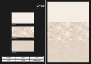 กระเบื้องบุผนังเซรามิกขนาด 300x600 มม. สำหรับห้องน้ำ ห้องครัว ผิวมันเงา/ด้าน ลายแกะสลักแบบน้ำตาล สำหรับตกแต่งผนังภายใน - Product Image 5