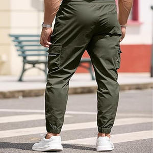 Pantalones informales para hombre, ropa deportiva para hombre, pantalones de chándal ajustados, pantalones de gimnasio, chándales para hombre - Product Image 3