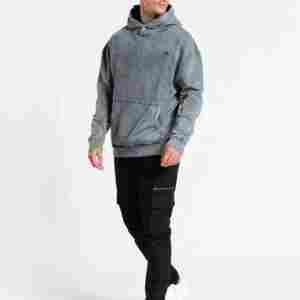 Streetwear vintage à imprimé délavé pour hommes, coton surdimensionné de haute qualité, Saint Tears 100% coton pour l'automne - Product Image 1