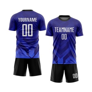 Uniforme de football personnalisé par sublimation - Manches courtes, respirant et léger, design imprimé, fabrication en gros avec marque personnalisée - Product Image 4
