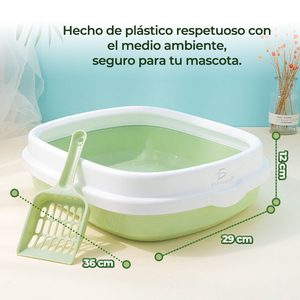 Lettiera Intelligente per Gatti con Funzione di Pulizia Facile, in Plastica, con Paletta - Product Image 6