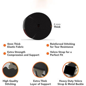 Bandes de genou personnalisées avec logo d'usine, bandes de genou, genouillères, prix de gros, antidérapantes, bandes de sport, entraînement, OEM personnalisé - Product Image 5