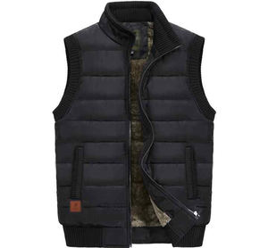 Chaquetas OEM Logotipo personalizado Chaqueta acolchada para hombre Mantener caliente Chaleco de invierno para hombre - Product Image 3