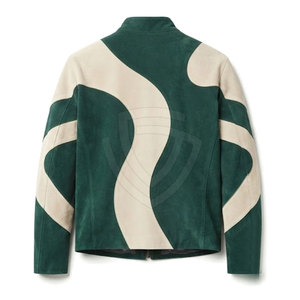 Refined <b>Suede</b> <b>Leather</b> <b>Jacket</b> For Everyday Wear Combining Soft Genuine <b>Suede</b> Comfortable Construction And Modern Fashion Style - Product Image 2