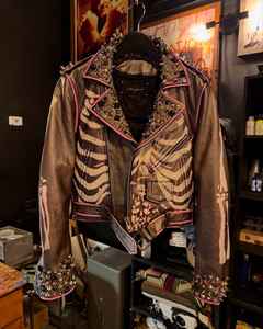 2025 Men's Reversible Breathable <b>Water</b>-Proof Plus Size Leather Jacket with Unique Logo Best Price Wholesale for Sale - Product Image 1