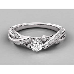 Anillo para Dama con Oro de 18K y Diamante Cultivado en Laboratorio, Elegantes Anillos de Diamantes - Product Image 6