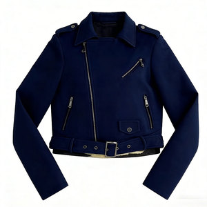 Veste en daim tricotée pour femme, finition douce, respirante, écologique, tenue décontractée pour tous les jours - Product Image 1