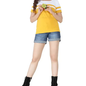 Camisetas cómodas de alta calidad hechas de poliéster y algodón de secado rápido para mujer - Product Image 2