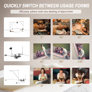 RAUBAY Plateau Tournant 360 Degrés (Version Légère) Kit d'Extension Professionnel pour Photographie, Plateau Tournant pour Photos et Vidéos - Product Image 5