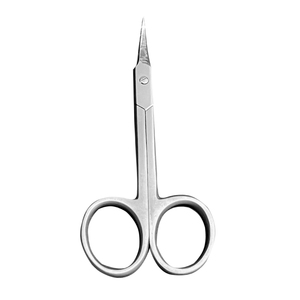 Kimbel Customized Logo Manicure Scissor Plasma Gold Finish Super Sharp Curved Stainless Steel Blade Smooth Cutting Right-<b>Handed</b> - Product Image 6