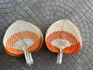 Palm Leaf Hand Fan Classic Handmade - Product Image 3