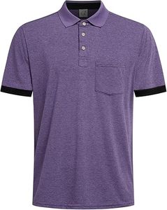 Camisa Polo Casual para Hombre con Bolsillo, Color en Contraste, Manga Corta, Camisas de Trabajo, Camisetas de Verano - Product Image 6