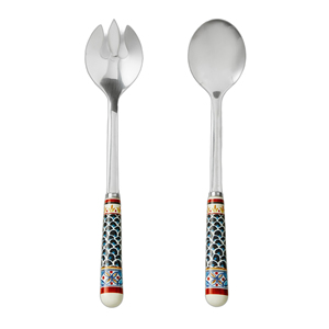Ensemble d'ustensiles de cuisine plaqués or avec têtes irrégulières cuillère de service à salade produits haut de gamme disponibles à un prix abordable - Product Image 5