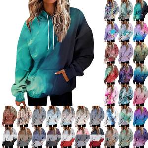 Sweats à capuche surdimensionnés pour femmes Acid Wash Pullover Vintage Hoodie Lightweight Sweatshirt Christmas Xmas Gifts New Clothes - Product Image 5